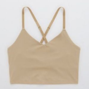 AERIE real me strappy back longline sports bra yoga